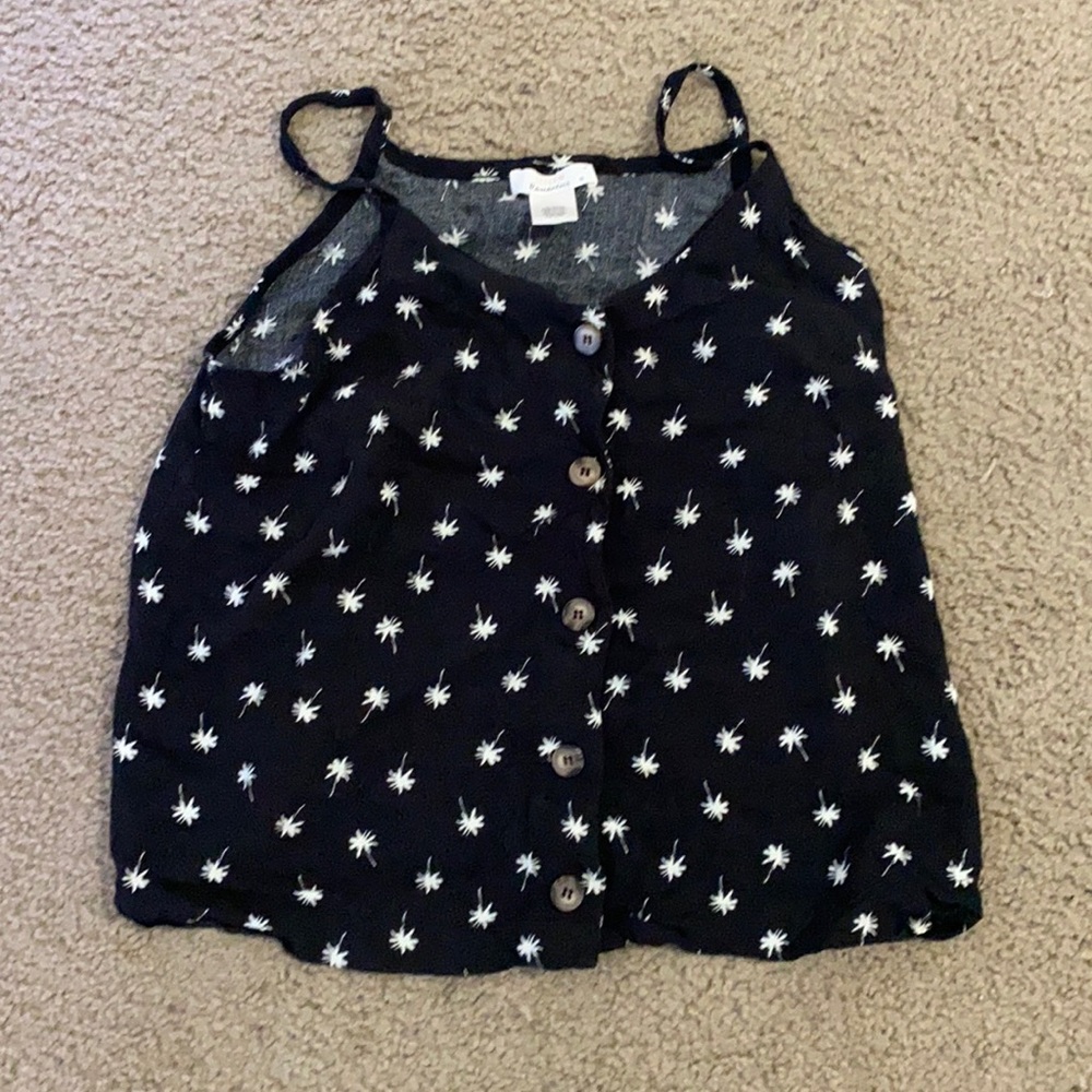 Palm tree tank top